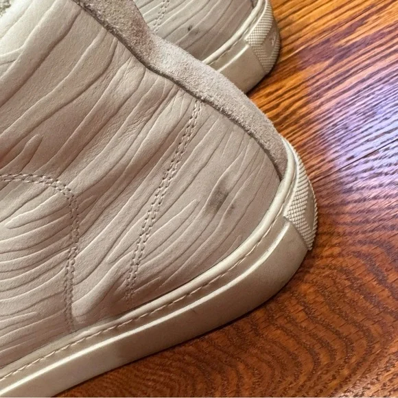 P448 Star White Zebra Hightop Sneaker size EU 39 US 9 EUC - Picture 10 of 11